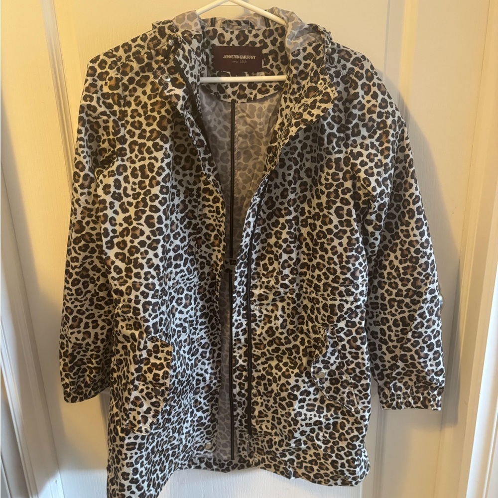 Johnston & Murphy Lightweight Hooded Raincoat